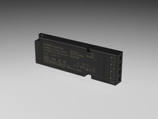 ETSC 24W-12V Ultra-Thin Constant Voltage LED Driver برای تنظیم زمان و تنظیم CCT